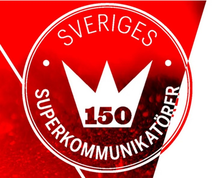 Utsedd till en av Sveriges Superkommunikatörer av Resumé logotyp